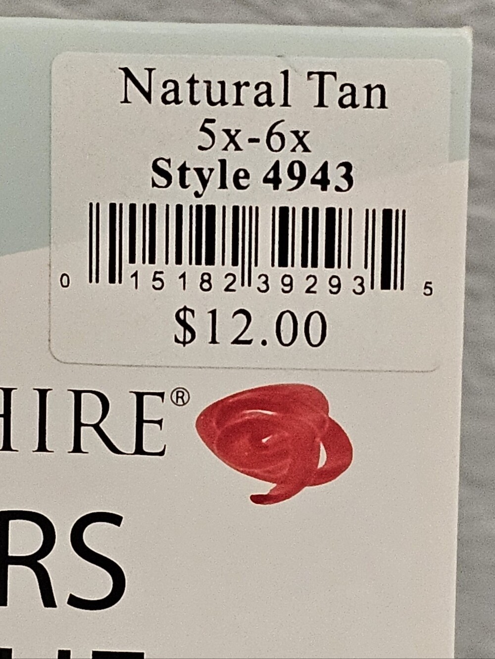 NIP Berkshire Shimmers Opaque Tights Size 5X 6X Natural Tan Plus Size - Picture 5 of 7